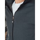 DStreet Bluza męska rozpinana ze stójką ciemnoniebieska | Shoptok.si
