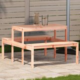 vidaXL Piknik miza 110x134x75 cm trden les douglas Cene