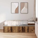  Krevetna konstrukcija s ladicama Umjetnički hrast 70 x 190 cm | shoptok.hr