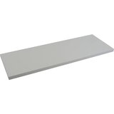eurokraft pro Odlagalna polica za delovno mizo, širina 500 mm, svetlo sive barve RAL 7035 | Shoptok.si