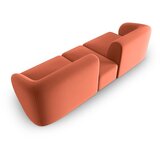 Milo Casa Rožnata žametna sedežna garnitura 246 cm Paolo – | Shoptok.si