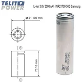 Li-Ion 3.6V 5000mAh INR21700 - 50G ( 3056 )