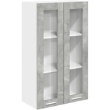 Viseći ormarić s policom Riga Betonski sivi 60 x 31 x 100 cm | shoptok.hr