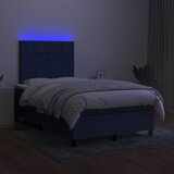  s oprugama i madracem LED plavi 120 x 190 cm od tkanine | shoptok.hr