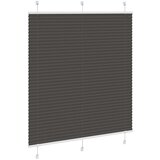 vidaXL Plisirana roleta crna 120x150 cm širina tkanine 119,4 cm | shoptok.hr