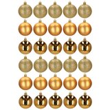 springos set božićnih kuglica, 6 cm, 30 komada, zlatne | shoptok.hr