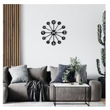 WALLXPERT dekorativni metalni zidni sat enzoclock S014 black | ePonuda.com