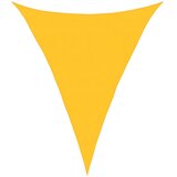 vidaXL Senčno jadro 160 g/m² rumeno 5x7x7 m HDPE, (21228962) Cene