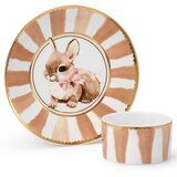 Porcelanski set za jelo Bunny Darling, Braon Cene