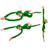 Plišana igračka majmun sa zvučnim efektima 60 cm - zelena | shoptok.hr