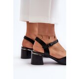 Sergio Leone Women's Low Heel Eco Leather Sandals | Shoptok.si