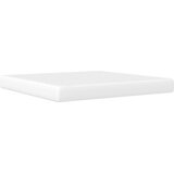  Krevetna konstrukcija Bijela 200 x 200 cm Umjetna koža | Shoptok.si