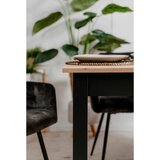 MID.YOU JEDILNA MIZA, črna, hrast artisan | Shoptok.si