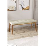 Hanah home klupa Arwen, 105 cm, krem / prirodno drvo Cene