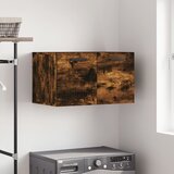 vidaXL Stenska omarica dimljeni hrast 60x36,5x35 cm inženirski les | Shoptok.si