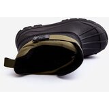 Big Star Children's Laced Up Snow Boots With Fleece Lining Khaki | ePonuda.com