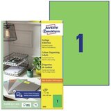  Etikete zweckform 3472 zelene 210x297mm ZWECKFORM Cene