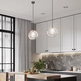 Toolight Stropna viseća svjetiljka staklena kugla 15cm APP1682-1CP | shoptok.hr