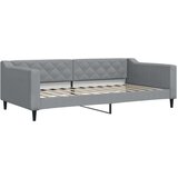 vidaXL Dnevni krevet s madracem svjetlosivi 100 x 200 cm od tkanine | shoptok.hr