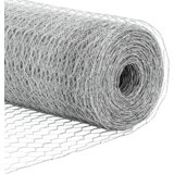 vidaXL Ograjne stebričke 5 kos U-kanal 80 cm pocinkano jeklo, Šesterokotna ograja 0.8x10 m pocinkano jeklo | Shoptok.si