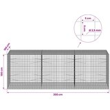  Gabion s žicom debljine 3,5 mm i mrežom 5x5 cm 300x100x100 cm | shoptok.hr