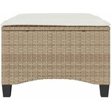  Vrtni tabure s jastucima 2 kom bež 55x55x36 cm poliratan | Eponuda.ba