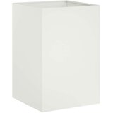 Vrtna saksija Bijela 40 x 40 x 75 cm Čelična vrata | shoptok.hr