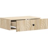 Stolna montirana na zid Hrast sonoma 59 x 34 5 x 17 cm | shoptok.hr