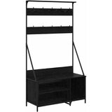  Stalak za odjeću Crni hrast 100 x 41 x 184 cm Konstruirano drvo | shoptok.hr