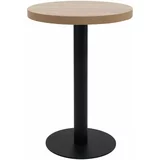 Bistro miza svetlo rjava 60 cm mediapan, (20625818)