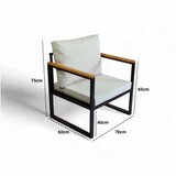 Hanah home Set baštenskog nameštaja CPT5545 75 | ePonuda.com