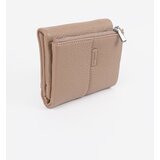 Shelvt Small beige women's faux leather wallet | shoptok.hr