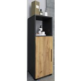 MID.YOU Spodnja Omarica Flandu, Antracit, Hrast | Shoptok.si