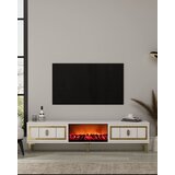 Hanah home tv komoda orion fireplace, bela | Eponuda.com