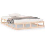  Posteljni okvir 200x200 cm iz trdnega lesa, (20795043) | Shoptok.si