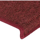  Preproge za stopnice 15 kosov 65x21x4 cm mat rdeče, (20668746) | Shoptok.si