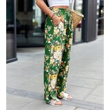 UR/CEO Green wide floral pants Cosimo | shoptok.hr