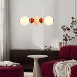  LED luster na sajli FLORES LED/15W/230V zlatna/narandžasta/smeđa | Eponuda.com