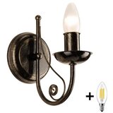  Brilagi - LED zidna svetiljka STEFANO 1xE14/40W/230V crna patina | Eponuda.com