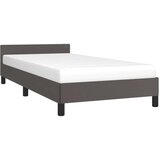  Za krevet s uzglavljem sivi 100x200 cm od umjetne kože | shoptok.hr