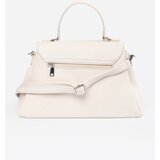 Shelvt Light beige tote bag with handle and strap | Shoptok.si