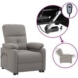 vidaXL Električni masažni stol taupe blago, (20939787) | Shoptok.si