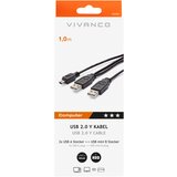 Vivanco USB Y-Verbindungskabel Cene
