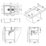 Alveus sudoper CADIT 70 | shoptok.hr