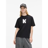 Karl Lagerfeld jeans Majica črna / bela | Shoptok.si