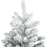  Umjetno božićno drvce s nogom Bijelo 150 cm PVC i čelik | shoptok.hr