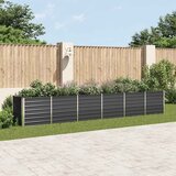  Povišena vrtna gredica pocinčani čelik 480x80x77 cm antracit | Eponuda.ba