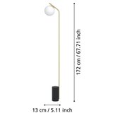 Eglo 39981 - Stojeća lampa BETULIA 1xE27/40W/230V zlatna | Eponuda.com