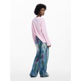 Desigual Majica nebeško modra / travnato zelena / roza | Shoptok.si
