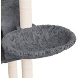  Penjalica za mačke sa stupovima za grebanje tamnosiva 108,5 cm | shoptok.hr